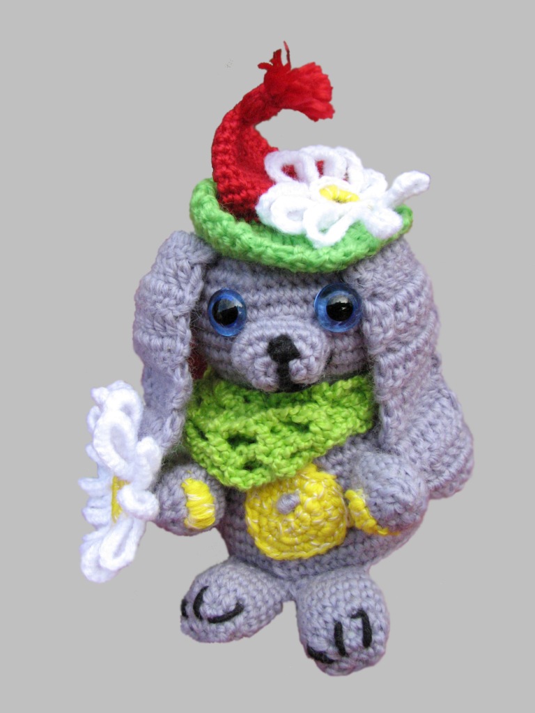 Пасхальный кролик, вязунчик, вязание (фото, фотография)